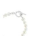 Freshwater Pearl (7-7-1/2mm) Toggle Bracelet in Sterling Silver