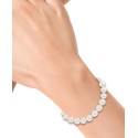 Freshwater Pearl (7-7-1/2mm) Toggle Bracelet in Sterling Silver