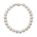 Cultured Freshwater Pearl Bracelet (7mm) in 14k Gold