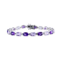 Amethyst Oval Link B...