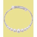 Cultured Freshwater Pearl (4-8mm) Graduated Cuff Bracelet