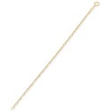 Paperclip Link Chain Bracelet in 14k Gold