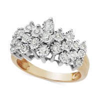 Diamond Crown Ring i...