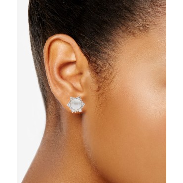 White Topaz (1-1/4 ct) in 14k Gold-Plated Sterling Silver White Topaz (1-1/4 c...