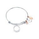 Rose Gold-Tone with Silver Plated Charms