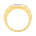 Men's Diamond Cluster Ring (1 ct) in 10k Gold