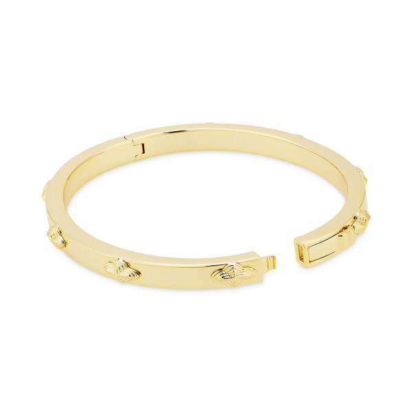 Medallion-Accent Bangle Bracelet