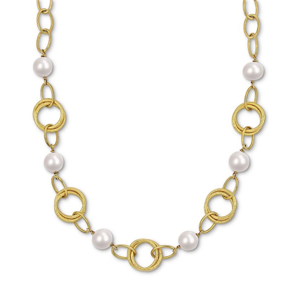 Cultured Freshwater Pearl (9-10mm) Open Link 20