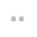 Diamond (1/2 ct) Stud Earrings in 14k White Gold