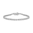 Diamond Tennis Bracelet (1 ct) in 14k White Gold