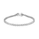 Diamond Tennis Bracelet (1 ct) in 14k White Gold