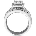 Bridal Set (4 ct) in 14k White Gold