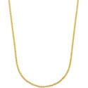 Crisscross Chain Necklace (1-3/4mm) in 14k Gold