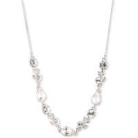 Silver-Tone Crystal ...