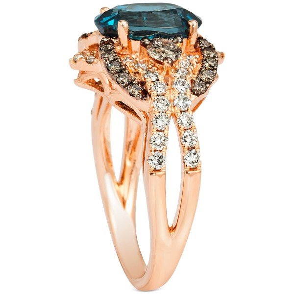 Diamond (1-1/20 ct) Statement Ring in 14k Rose Gold