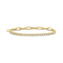 Diamond Link Bracelet (1 ct) in 14k Gold