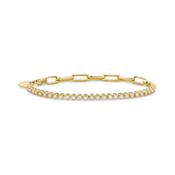 Diamond Link Bracelet (1 ct) in 14k Gold