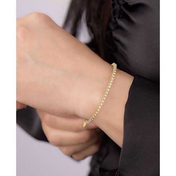 Diamond Link Bracelet (1 ct) in 14k Gold