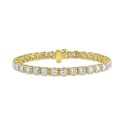 Diamond Tennis Bracelet (8 ct) in 14k White Gold or 14k Yellow Gold