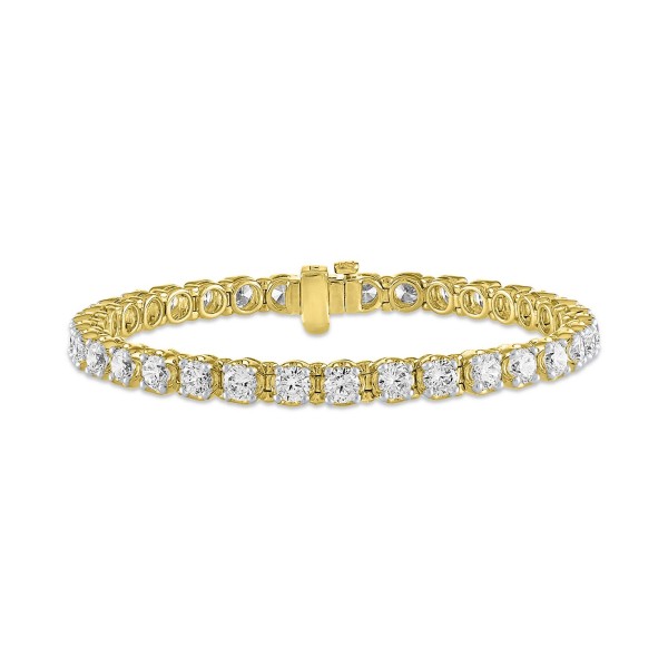 Diamond Tennis Bracelet (8 ct) in 14k White Gold or 14k Yellow Gold