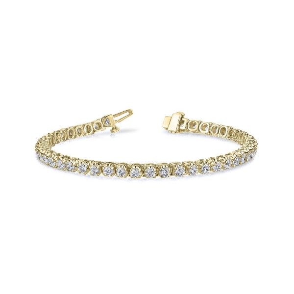 Diamond Tennis Bracelet (8 ct) in 14k White Gold or 14k Yellow Gold