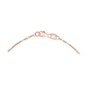 Diamond Bezel Link Bracelet (1/2 ct) in 14k Rose Gold