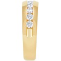 Men's Diamond Band (1 ct) in 14k White Gold (Also in 14k Yellow Gold)