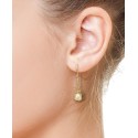 Drop Earrings in 18k Gold Over Sterling Silver