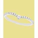 Diamond Chevron Ring (1/5 ct) in 14k Gold