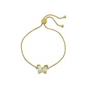 Women's Crystal Butterfly Adjustable Bracelet